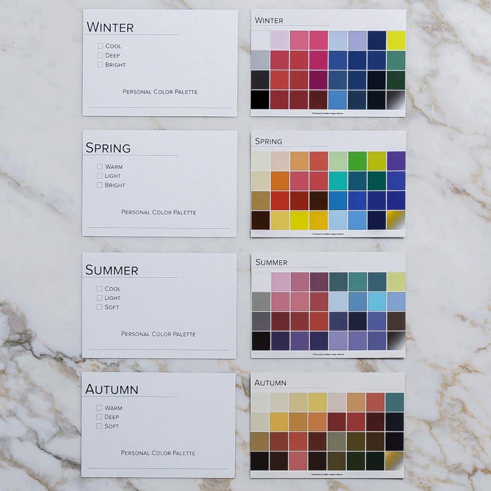 Palette stagionali Armocromia
