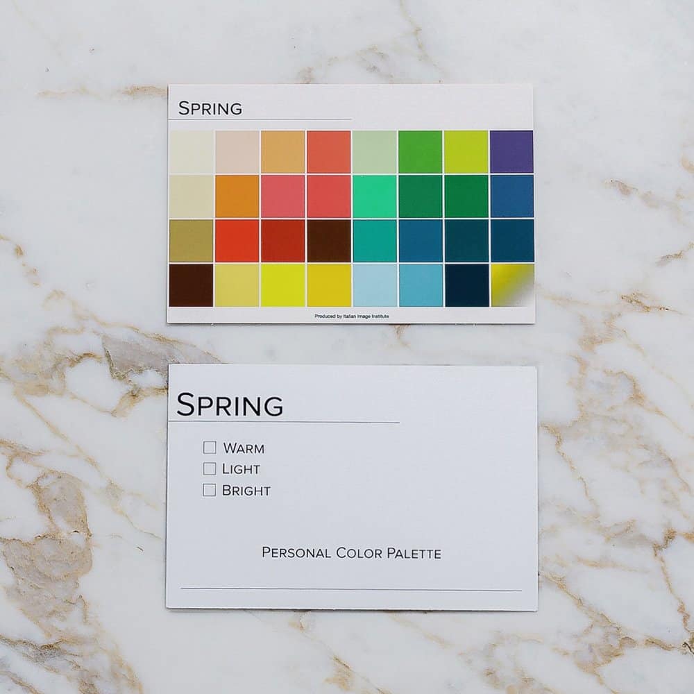 Palette Stagionale Cartolina