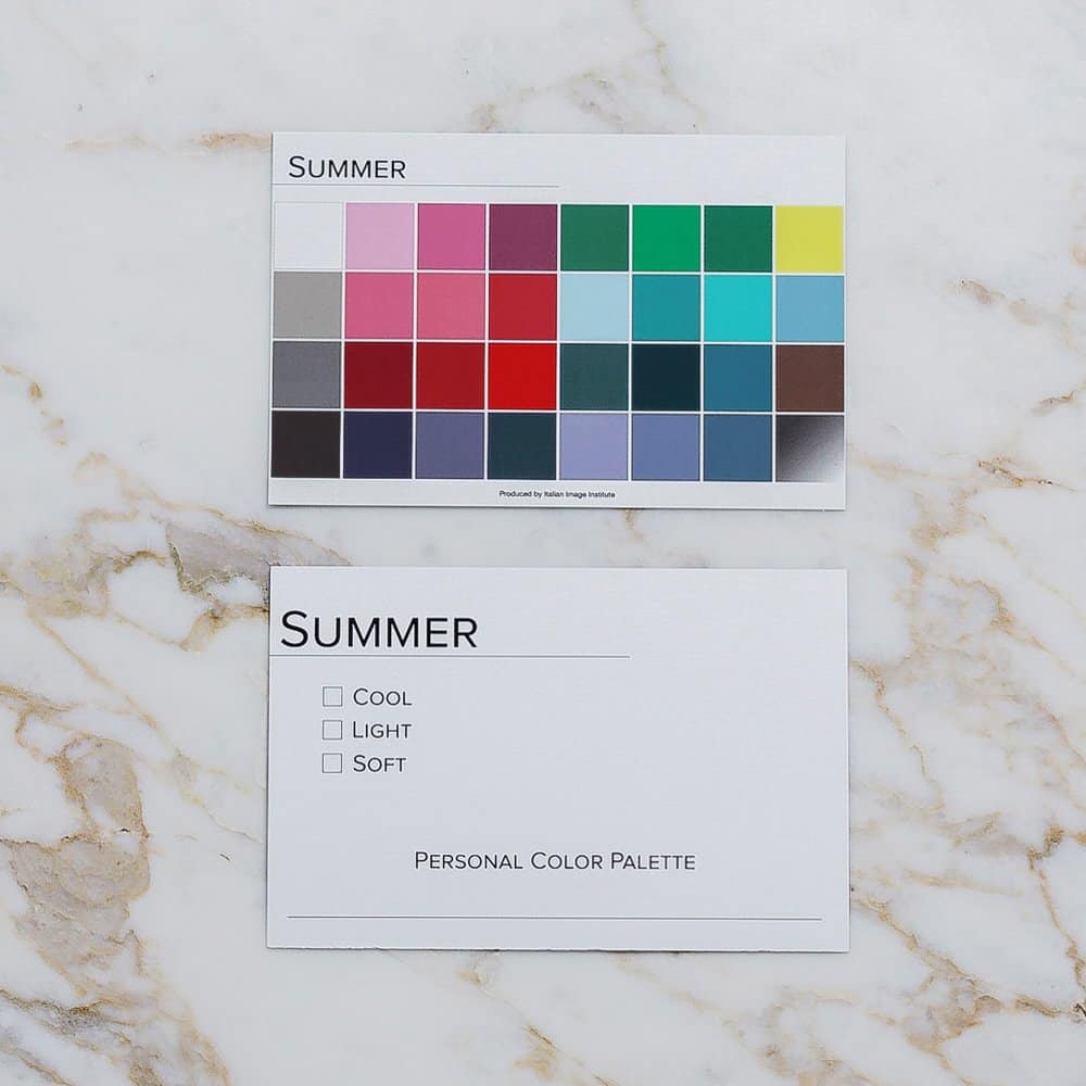 Palette Stagionale Cartolina