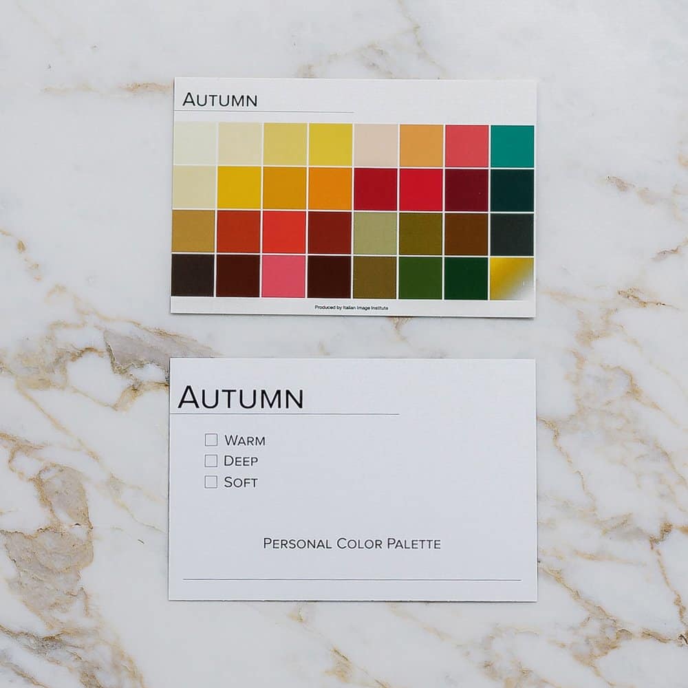 Palette Stagionale Cartolina